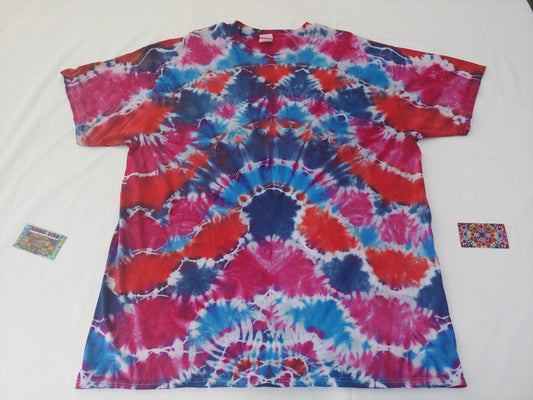 ADULT 2XLTALL DALASCAPE TIE DYE TEE 91