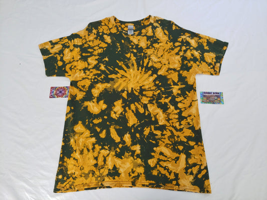 ADULT LARGE FOREST GREEN REVERSE DYE TEE201